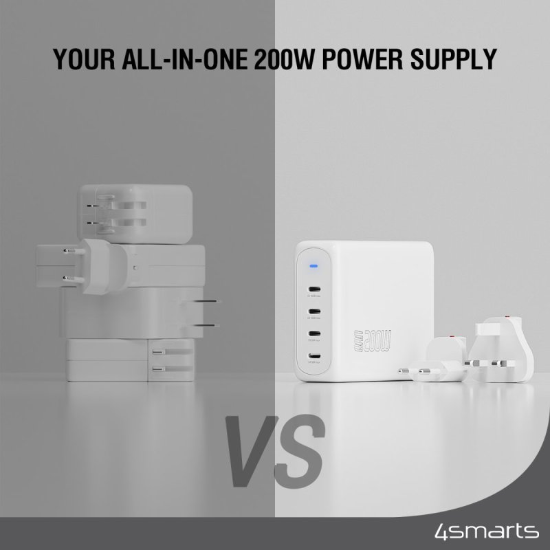 4smarts 544200 adaptateur de puissance & onduleur Intérieure 10 W Blanc