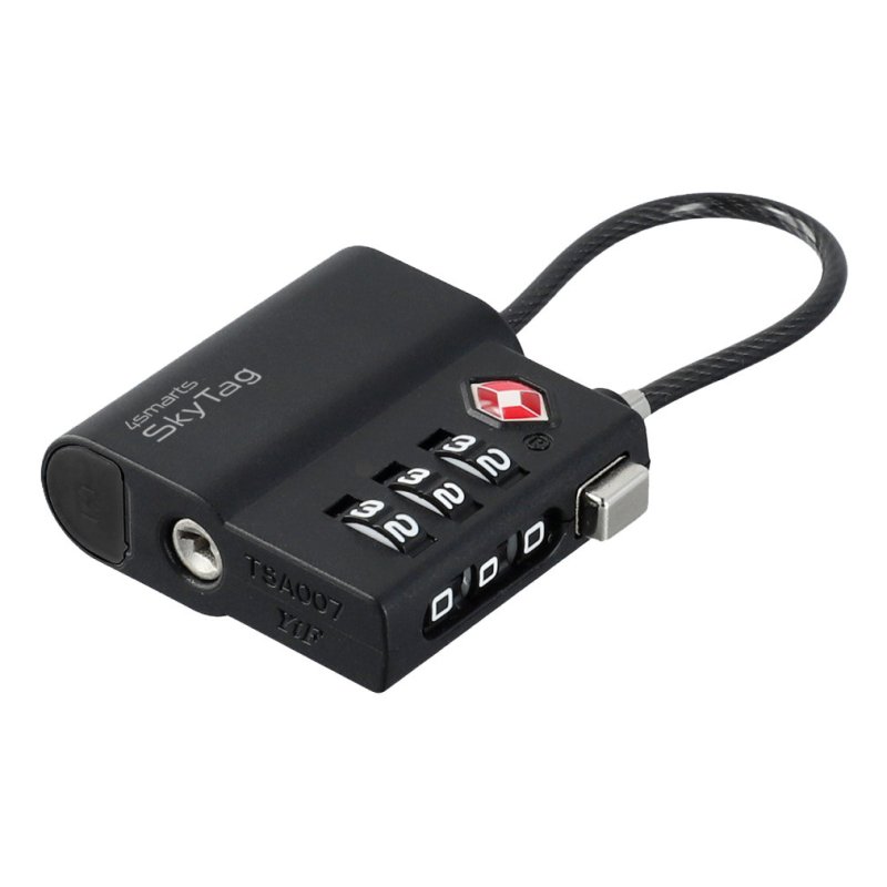 4smarts Standort-Finder SkyTag TSA Lock schwarz