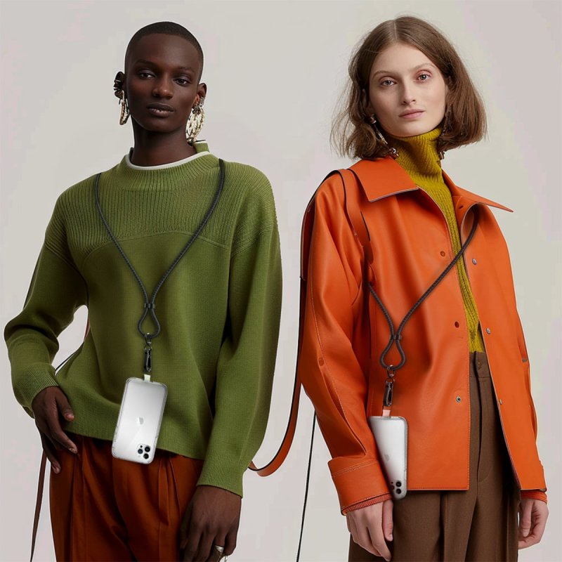 4smarts USB-C Handykette Necklace PhonoLace. schwarz