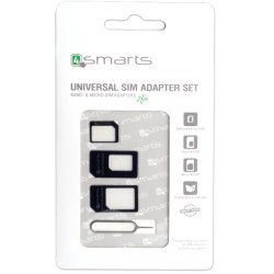 4smarts 461369 SIM / flash adaptateur de carte mémoire Adaptateur carte sim