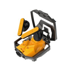 4smarts 540288 écouteur/casque Avec fil Ecouteurs Jouer Bluetooth Jaune