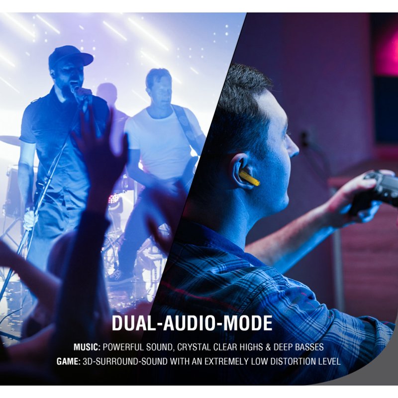 4smarts TWS Bluetooth Kopfhrer GameBuds. gelb