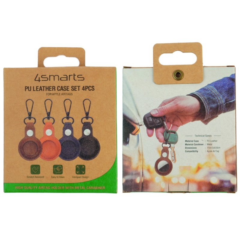 4smarts 540567 porte-clés Couleurs assorties 4 pièce(s)