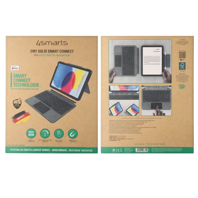 4smarts 540964 tablet case 27.7 cm (10.9") Folio Graphite