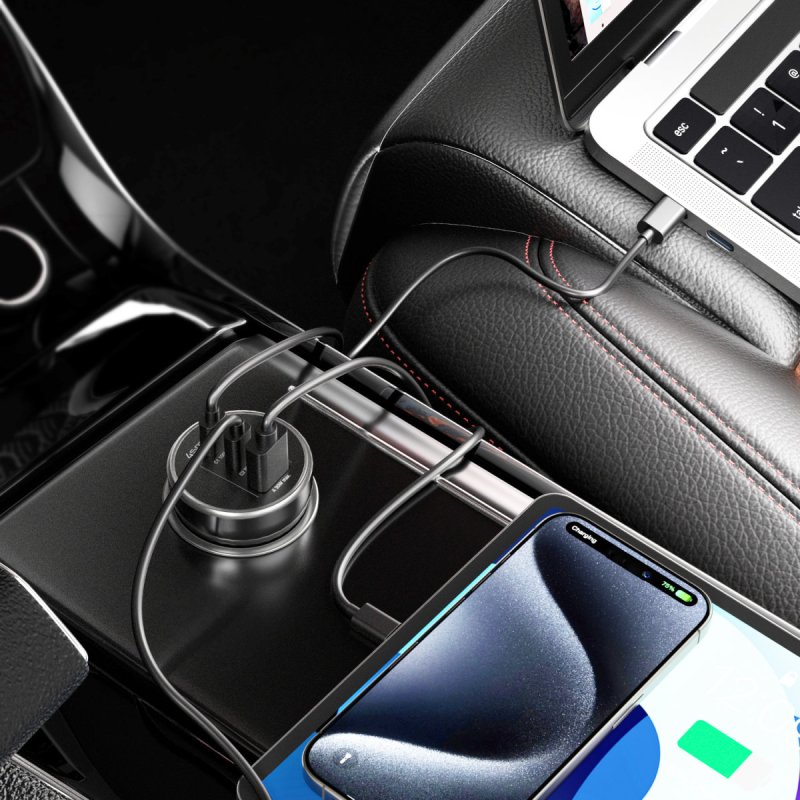 4smarts 541224 mobile device charger Laptop, Smartphone, Smartwatch, Tablet, Universal Black DC Fast charging Auto