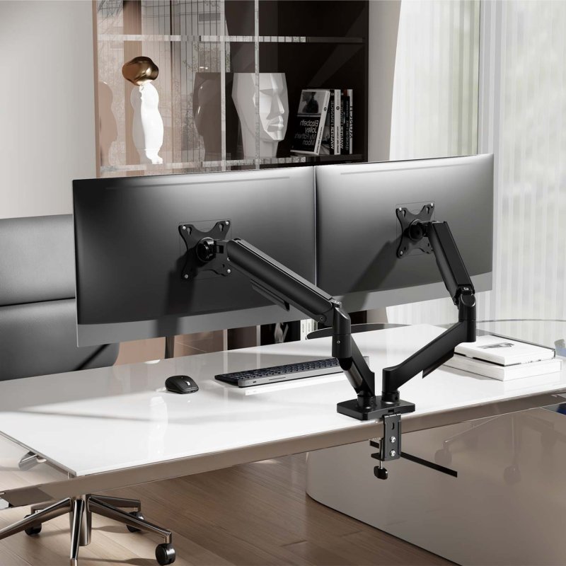 AISENS DT32TSR-357 monitor mount / stand 81.3 cm (32") Desk Black
