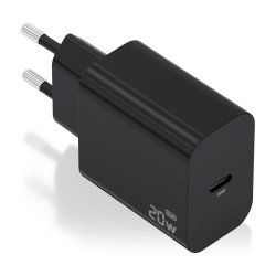 CARGADOR AISENS GAN 20W 1XUSB-C PD3.0 NEGRO