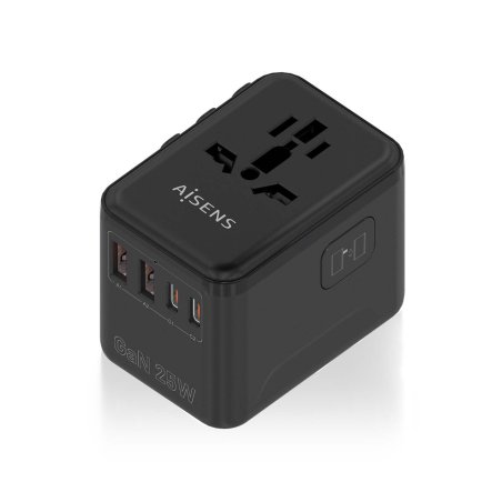 AISENS ASPS-2A2C08-BK chargeur d'appareils mobiles Universel Noir Secteur Charge rapide Intérieure