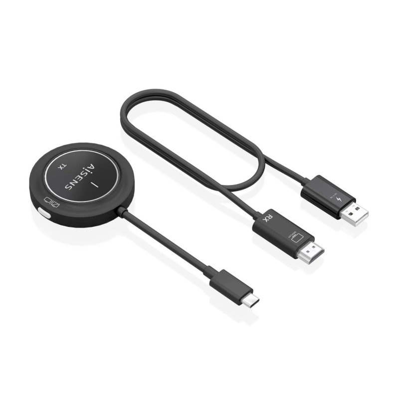 CARGADOR USB-C A HDMI INALAMBRICO AISENS 1080P 30M NEGRO