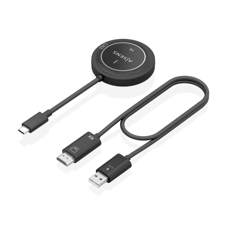 CARGADOR USB-C A HDMI INALAMBRICO AISENS 1080P 30M NEGRO