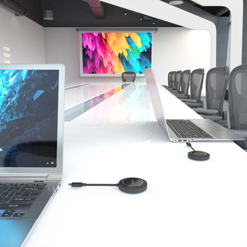 AISENS ASWL-H2KC30M003-BK AV extender AV transmitter & receiver Black