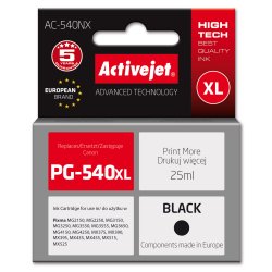Activejet AC-540NX ink for Canon printer (replacement for Canon PG-540XL) Supreme 25 ml black