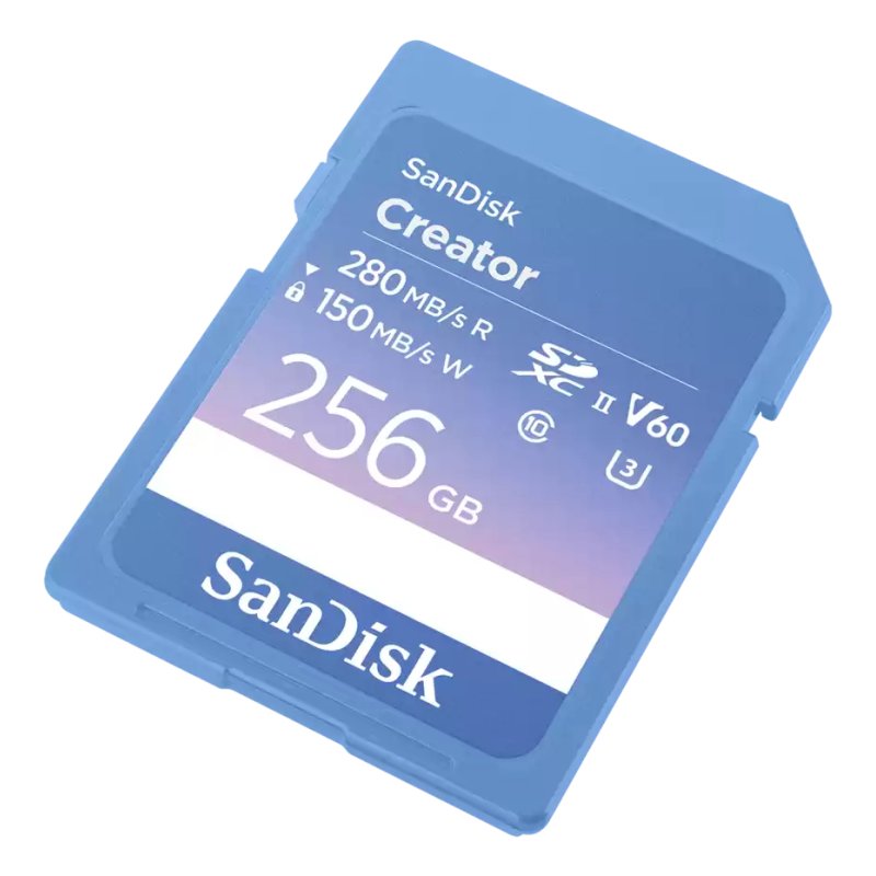 SanDisk Creator 256 GB SDXC UHS-II Class 10