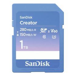 SanDisk Creator 1 TB SDXC UHS-II Class 10