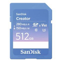 SanDisk Creator 512 GB SDXC UHS-II Class 10
