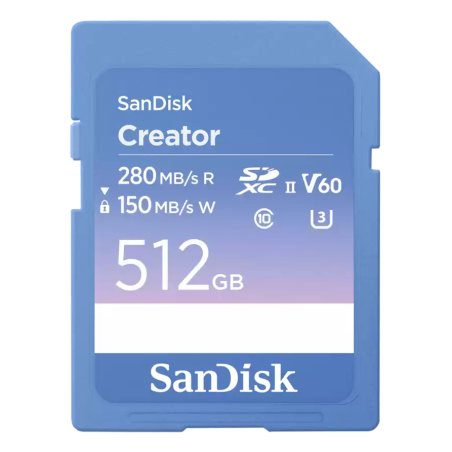 SanDisk Creator 512 Go SDXC UHS-II Classe 10