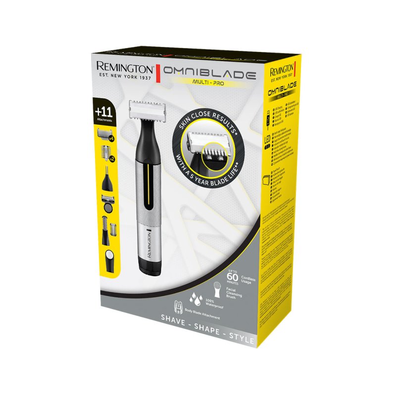 Remington Omniblade HG5000 Noir, Argent