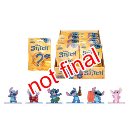 STITCH - Display Figurines Nano Mystery 6 Assortiments - 24pc
