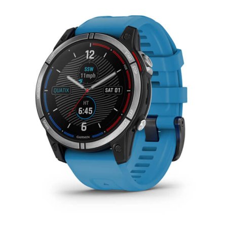 Garmin quatix 7 3.3 cm (1.3") MIP 47 mm Digital 260 x 260 pixels Touchscreen Blue Wi-Fi GPS (satellite)