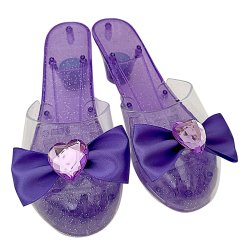 Real UniQ - Beauti Shoes with Light up Heels - Pink, Purple or Blue - 18.5 cm length, 5 cm heel height, 6.5 cm width