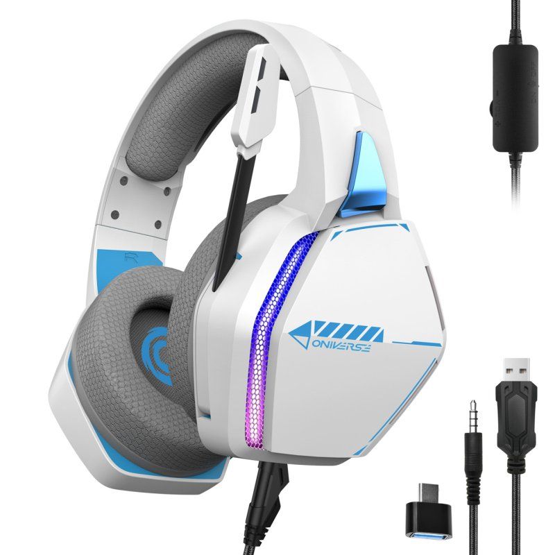 Oniverse Nebula Headset Wired Head-band Gaming USB Type-A White