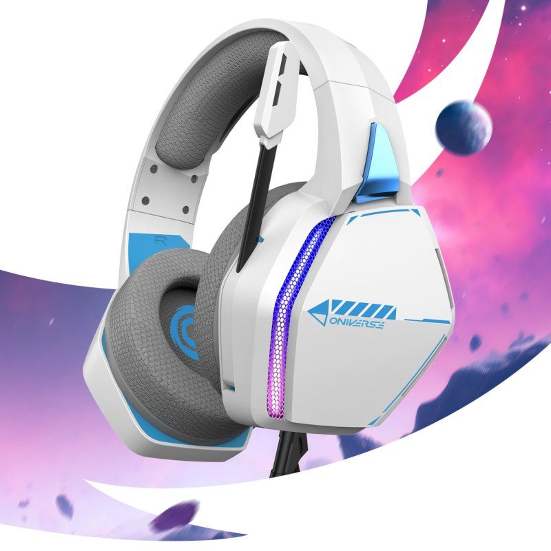 Oniverse Nebula Headset Wired Head-band Gaming USB Type-A White