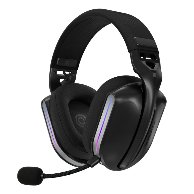 Oniverse Polaris Casque Avec fil &sans fil Arceau Jouer USB Type-C / USB Type-A Bluetooth Noir