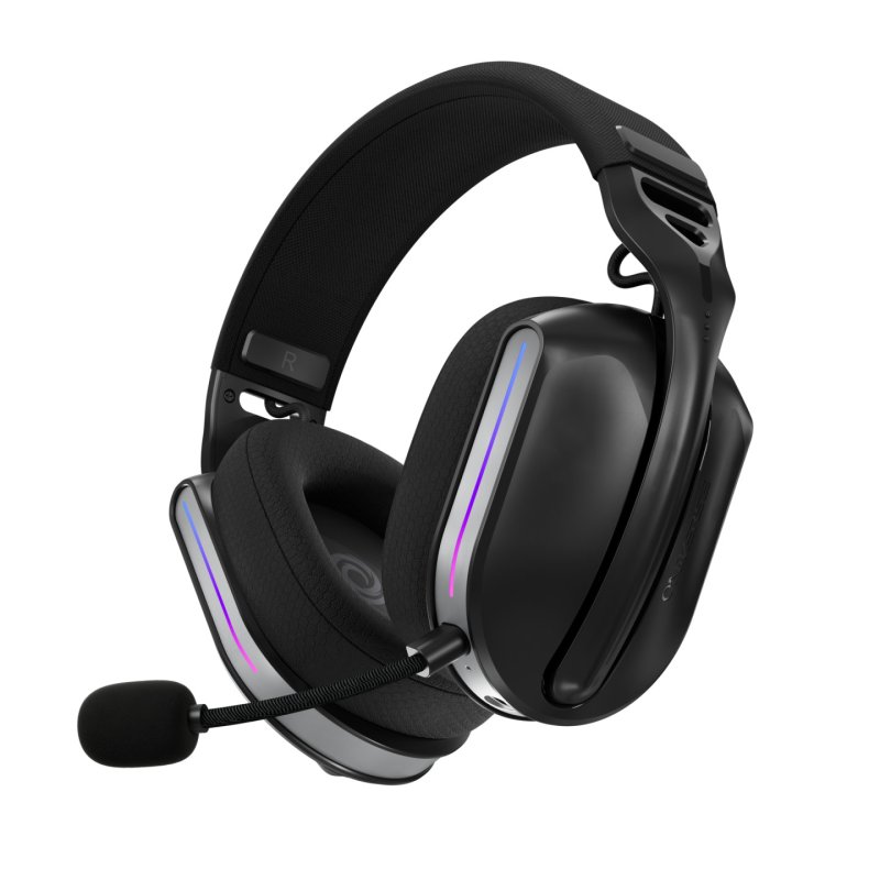 Oniverse Polaris Casque Avec fil &sans fil Arceau Jouer USB Type-C / USB Type-A Bluetooth Noir