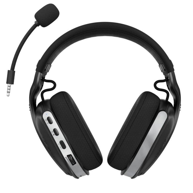 Oniverse Polaris Casque Avec fil &sans fil Arceau Jouer USB Type-C / USB Type-A Bluetooth Noir