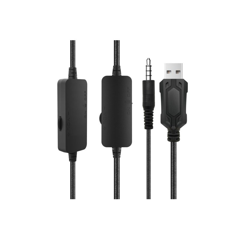 Oniverse Nebula Headset Wired Head-band Gaming USB Type-A Cyan, Pink