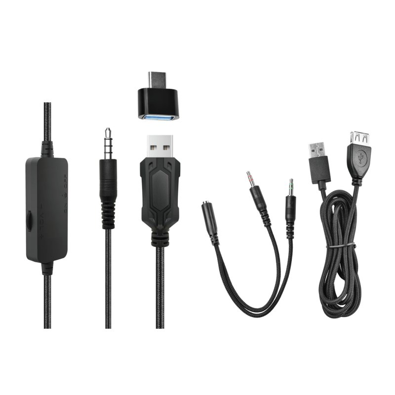 Oniverse Nebula Headset Wired Head-band Gaming USB Type-A Cyan, Pink