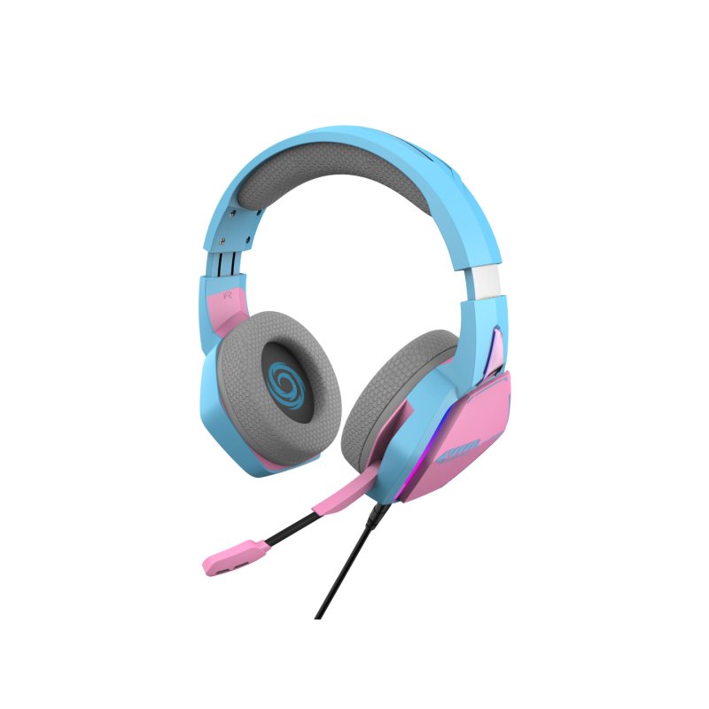 Oniverse Nebula Casque Avec fil Arceau Jouer USB Type-A Cyan, Rose