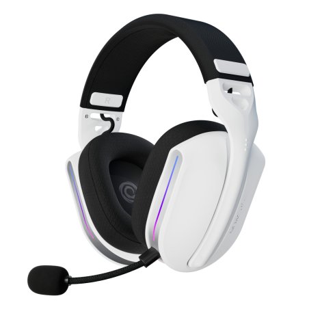 Oniverse Polaris Casque Avec fil &sans fil Arceau Jouer USB Type-C / USB Type-A Bluetooth Noir, Blanc