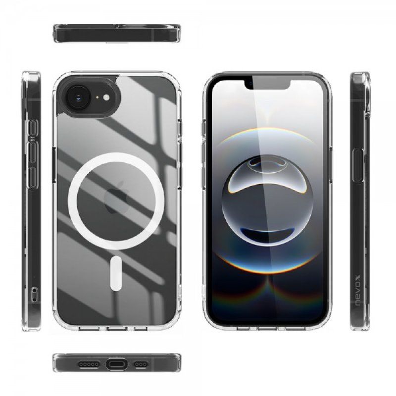 nevox 2497 mobile phone case 15.5 cm (6.1") Cover Transparent