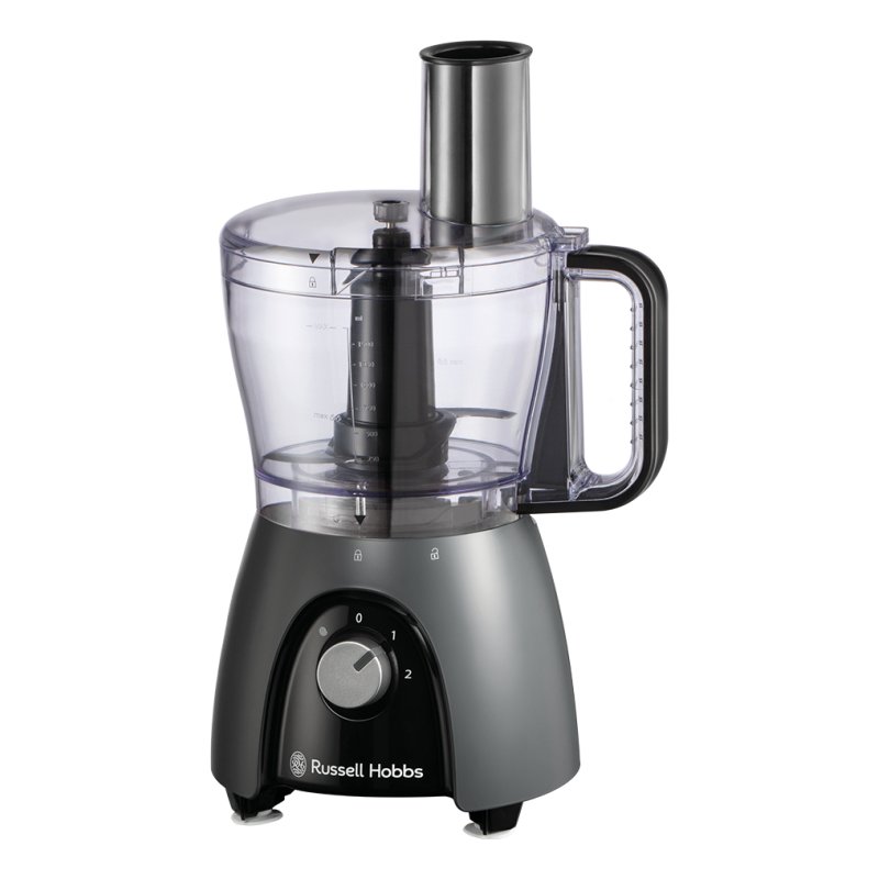 Russell Hobbs - Food Processor - Matte Charcoal - 2.3L Bowl, 1.5L Jug Blender