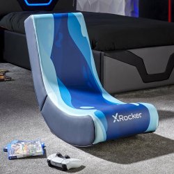 X Rocker 2022085 video game chair Console gaming chair Upholstered padded seat Blue