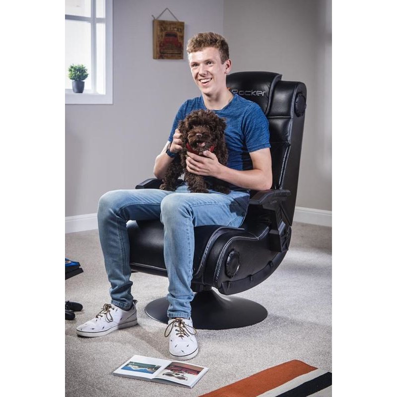 X Rocker Pro 4.1 Gaming & Entertainment Sessel mit Subwoofer & Vibration - Schwarz