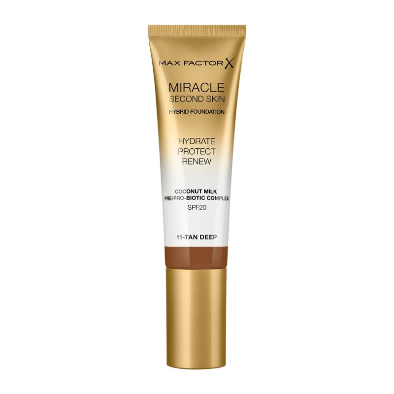 Max Factor Miracle Second Skin 11 Deep Tan 30ml