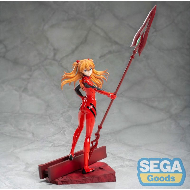 Evangelion: 3.0 1.0 Thrice Upon a Time statuette Luminasta PVC Asuka Shikinami Langley x Spear of Longinus 20 cm