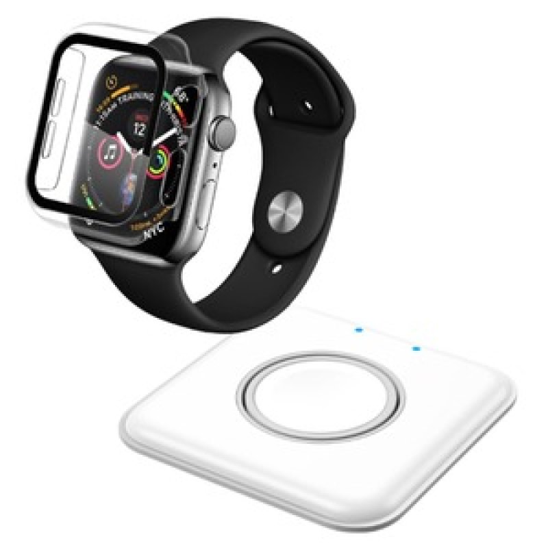 PACK ESSENTIEL CHARGEUR ET VERRE TREMPE APPLE WATCH SE 40 MM