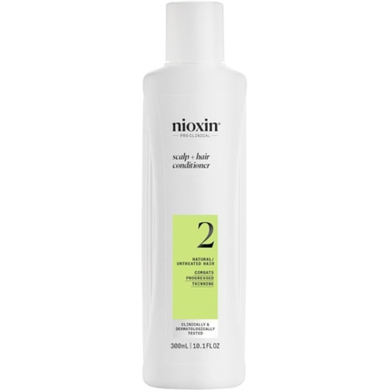 Nioxin System 2 Scalp Hair Conditioner 300ml - Advanced Thinning Fortifying Balm
