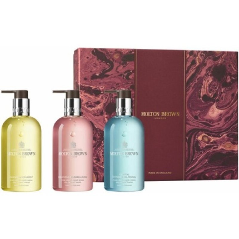 Molton Brown Floral Aromatic Hand Care Collection Liquid Hand Soap Gift Set