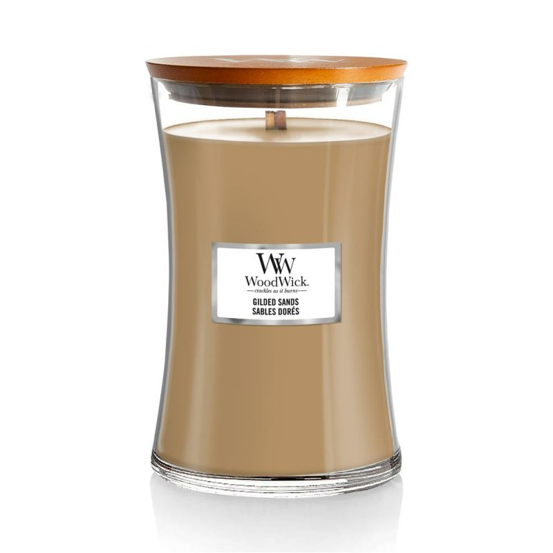 Woodwick Gilded Sands Scented Candle Vase - 609.5 G