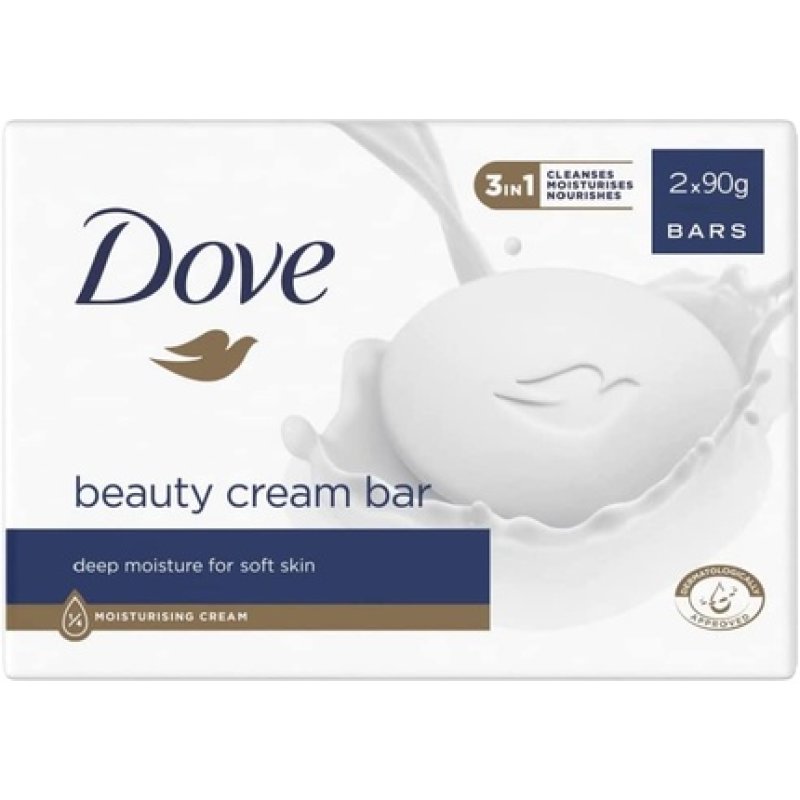 Dove Original Beauty Bar Aloe Vera 90g - Pack of 2