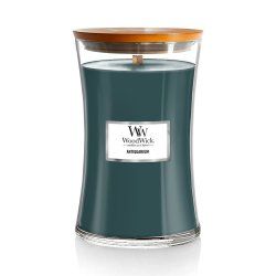WoodWick Antiquarium bougie en cire Cylindre Cardamone, Tabac, Bois Bleu 1 pièce(s)