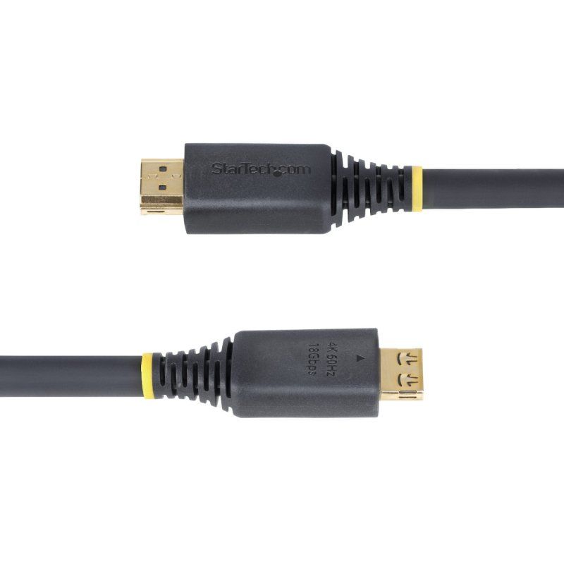 StarTech.com Câble HDMI Haut Débit de 6m avec Connecteur à Pince, 4K 60Hz/1440p 144Hz, HDR10/HDCP 2.2/ARC, 18Gbps,