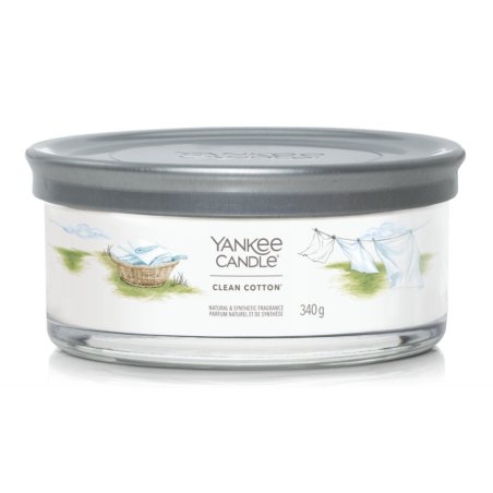 Aromatic Candle Signature Tumbler Medium Clean Cotton 340g
