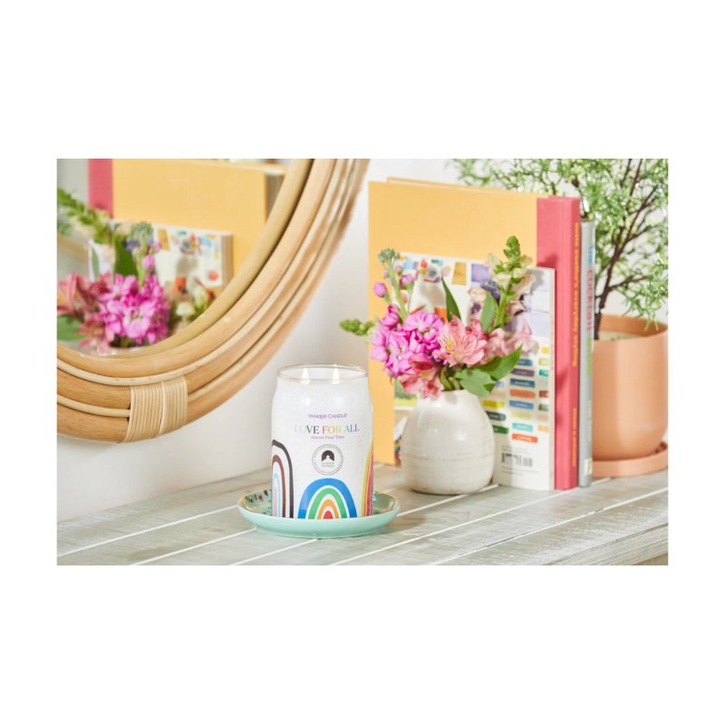 Yankee Candle YC SIGE LARGE JAR LOVE FOR ALL bougie en cire Cylindre Bois Blanc 1 pièce(s)