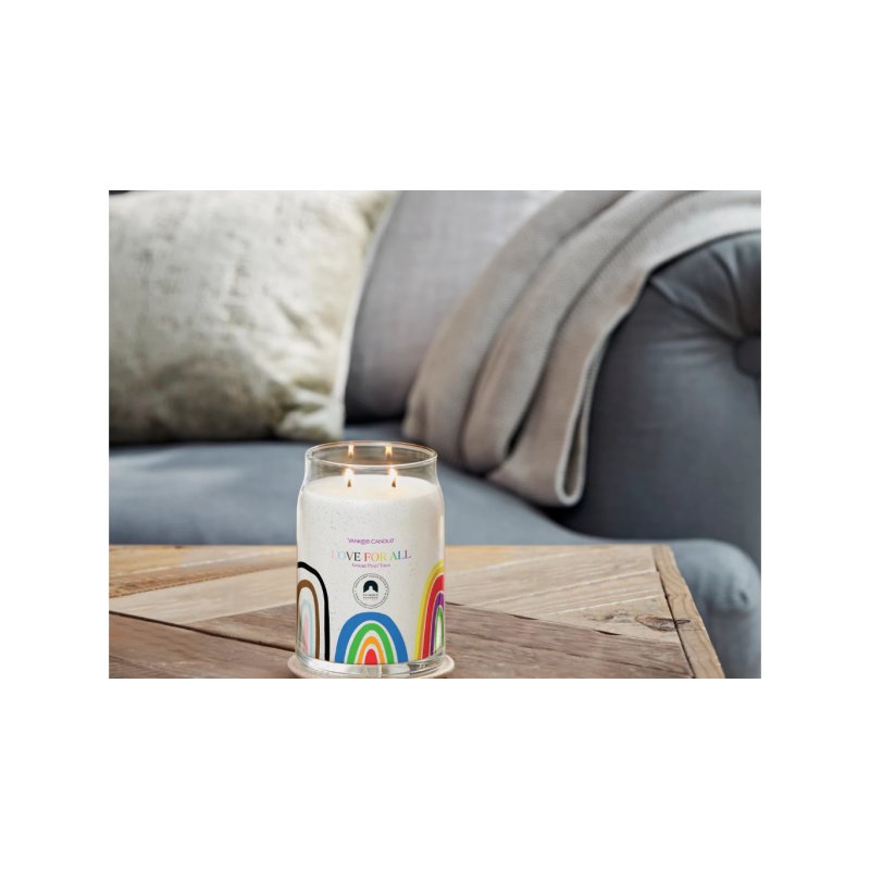 Yankee Candle YC SIGE LARGE JAR LOVE FOR ALL bougie en cire Cylindre Bois Blanc 1 pièce(s)