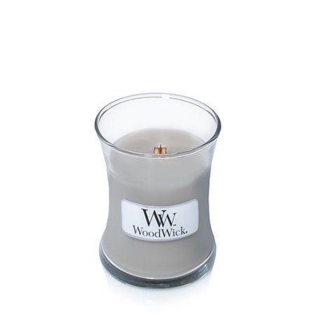 Woodwick Mini Candle Fireside Grey 6.9 x 6.8 x 7.8 cm